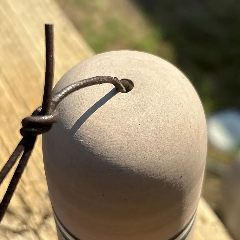 VTG Native American Hand Made Clay Wind Chime